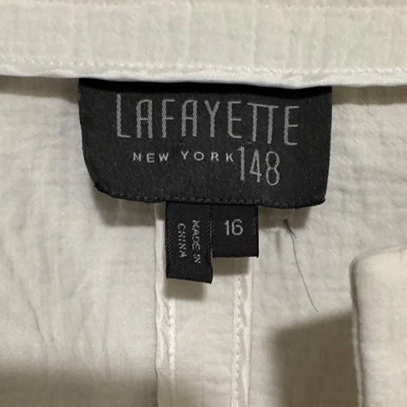 Lafayette 148 New York Off-White Blazer Size 16 - Picture 2 of 3